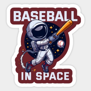Baseball Space - Play with Astrooo Sticker